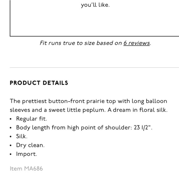 Madewell | Silk Button Front Peplum Top in Harvest Vine, XS - Picture 13 of 13